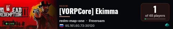 [VORPCore] Ekimma live status badge