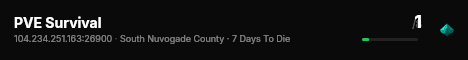 PVE Survival live status badge