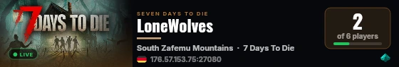 LoneWolves live status badge