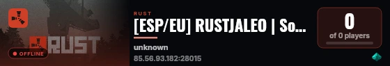 [ESP/EU] RUSTJALEO | Solo/Duo | FullWipe 21/05 | NoP2W live status badge