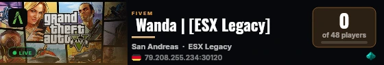  Wanda | [ESX Legacy] live status badge