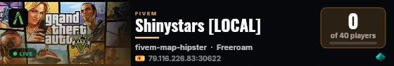 Shinystars [LOCAL] live status badge