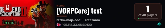 [VORPCore] test live status badge