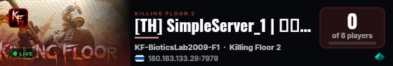 [TH] SimpleServer_1 | เซิฟไทย live status badge