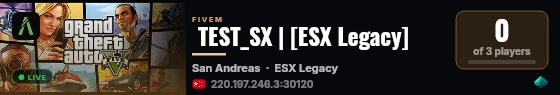  TEST_SX | [ESX Legacy] live status badge