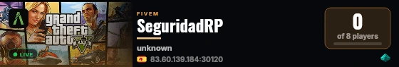 SeguridadRP live status badge