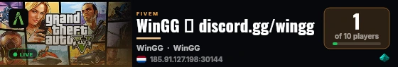 WinGG ★ discord.gg/wingg live status badge