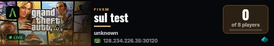 sul test live status badge