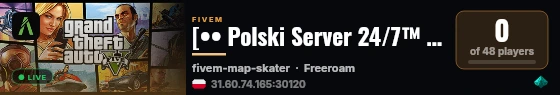 [•• Polski Server 24/7™ [PS24]® ••] live status badge