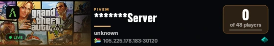 *******Server live status badge