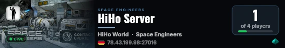 HiHo Server live status badge