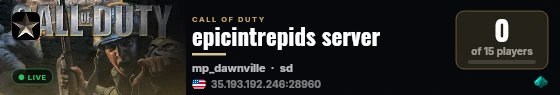 epicintrepids server live status badge