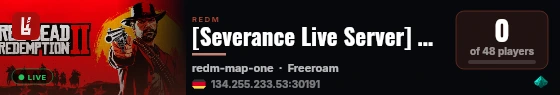 [Severance Live Server] Severance Live live status badge