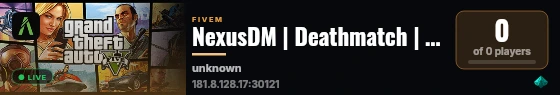 NexusDM | Deathmatch | En desarrollo live status badge