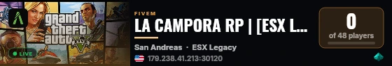 LA CAMPORA RP | [ESX Legacy] live status badge