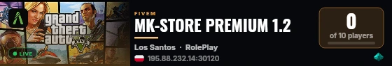 MK-STORE PREMIUM 1.2 live status badge