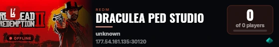 DRACULEA PED STUDIO live status badge