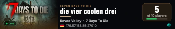 die vier coolen drei live status badge