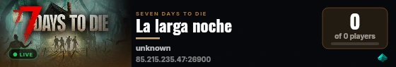 La larga noche live status badge