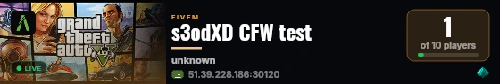 s3odXD CFW test live status badge