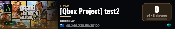 [Qbox Project] test2 live status badge