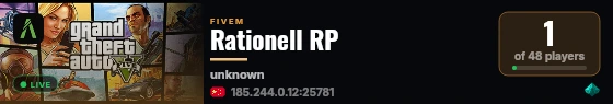 Rationell RP live status badge