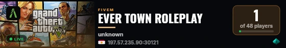 EVER TOWN ROLEPLAY live status badge