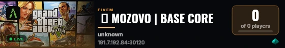  🔨 MOZOVO | BASE CORE live status badge