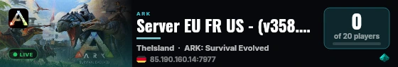 Server EU FR US - (v358.24) live status badge