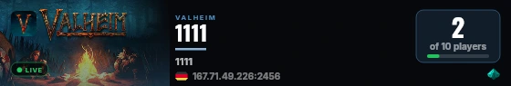 1111 live status badge