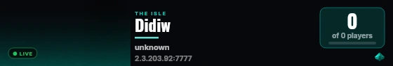 Didiw live status badge