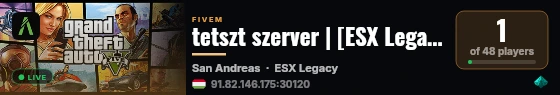 tetszt szerver | [ESX Legacy] live status badge