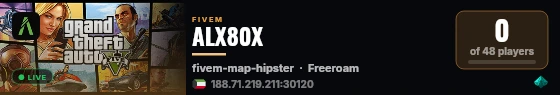 ALX80X live status badge