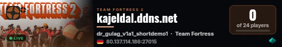 kajeldal.ddns.net live status badge