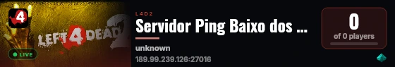Servidor Ping Baixo dos BR live status badge