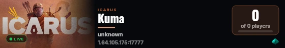 Kuma live status badge