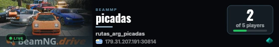 picadas live status badge