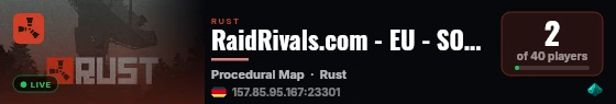 RaidRivals.com - EU - SOLO/DUO/TRIO live status badge