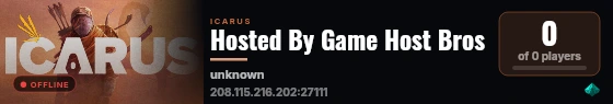 Hosted By Game Host Bros live status badge
