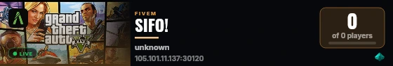 SIFO! live status badge