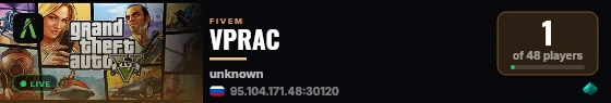 VPRAC live status badge
