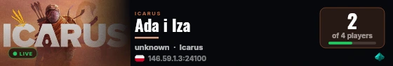 Ada i Iza live status badge