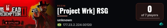 [Project Wrk] RSG live status badge
