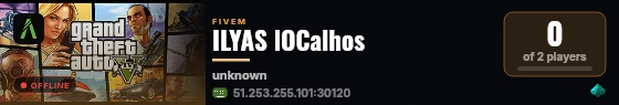 ILYAS lOCalhos live status badge