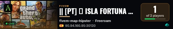 || [PT] 🌌 ISLA FORTUNA 🌌 || [PORTUGAL] || live status badge