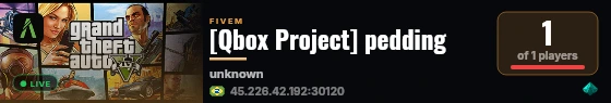 [Qbox Project] pedding live status badge