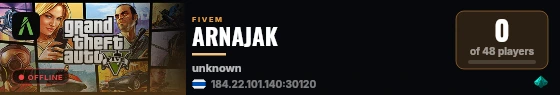 ARNAJAK live status badge