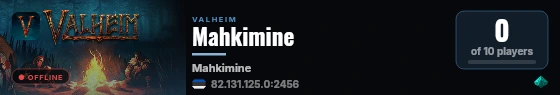 Mahkimine live status badge