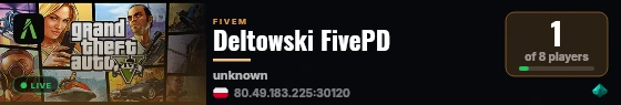 Deltowski FivePD live status badge