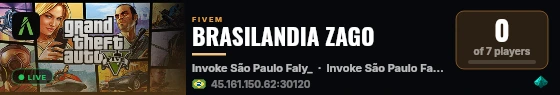 BRASILANDIA ZAGO live status badge